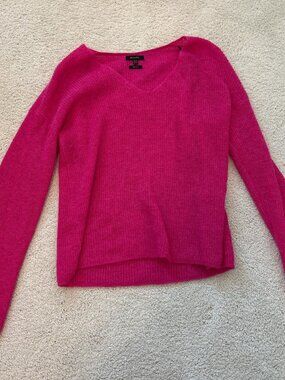 Massimo Dutti Women's Pink Jumper